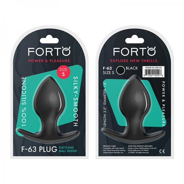 Forto F-63: Rattler Spade Sm Black - ACME Pleasure