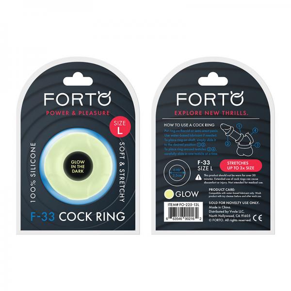 Forto F-33: 25mm 100% Liquid Silicone C-ring Lg Gitd - ACME Pleasure