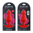 Forto F-78: Pointee 100% Silicone Plug Large Red - ACME Pleasure