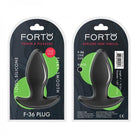 Forto F-36: Silicone T Plug Black - ACME Pleasure