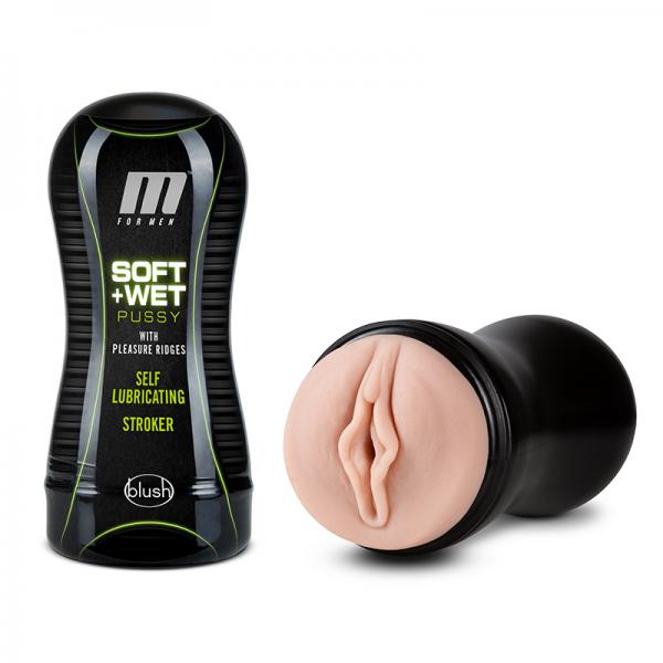 M For Men Pussy With Pleasure Ridge Vanilla - ACME Pleasure