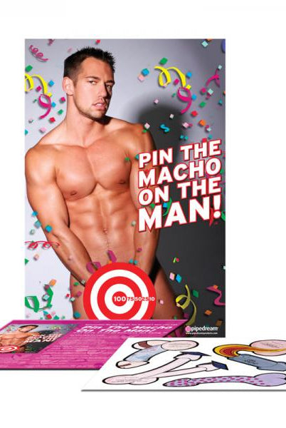 Bachelorette Party Favors Pin The Macho On The Man - ACME Pleasure