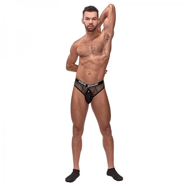 Mp Cock Pit Net Cock Ring Thong Blk Sm - ACME Pleasure