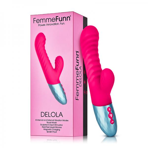 Femmefunn Delola Rabbit Vibrator Pink - ACME Pleasure