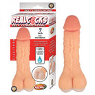 Realcocks Self Lubricating 7in 3-in-1 Masturbator - White - ACME Pleasure