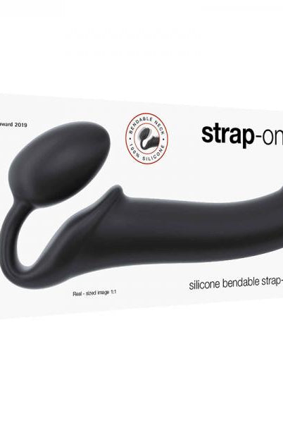 Strap-on-me Semi-realistic Bendable Strap-on Black Size L - ACME Pleasure