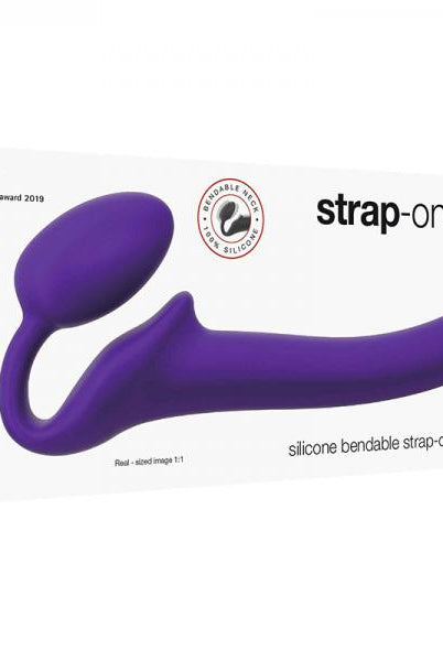 Strap-on-me Semi-realistic Bendable Strap-on Purple Size S - ACME Pleasure