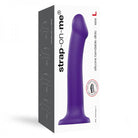 Strap-on-me Semi-realistic Dual Density Bendable Dildo Purple Size L - ACME Pleasure