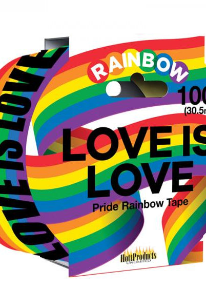 Love Is Love - Rainbow Style - Caution Party Tape - 100' - ACME Pleasure