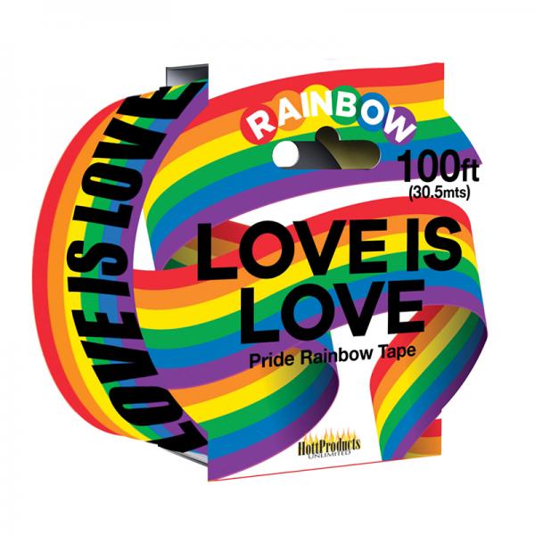 Love Is Love - Rainbow Style - Caution Party Tape - 100' - ACME Pleasure