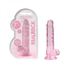 Realrockrealistic Dildo With Balls 7in Pink - ACME Pleasure