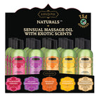 Display - Naturals Massage Oil Prepack - ACME Pleasure