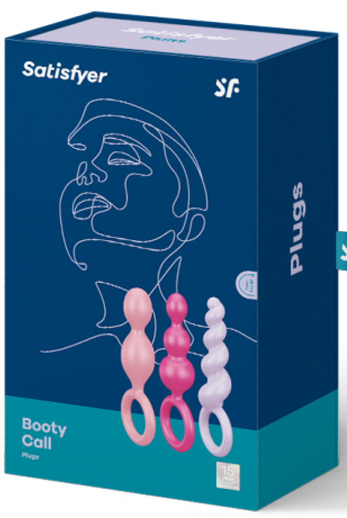 Booty Call (set of 3) (Colored) - pink, purple, red - ACME Pleasure