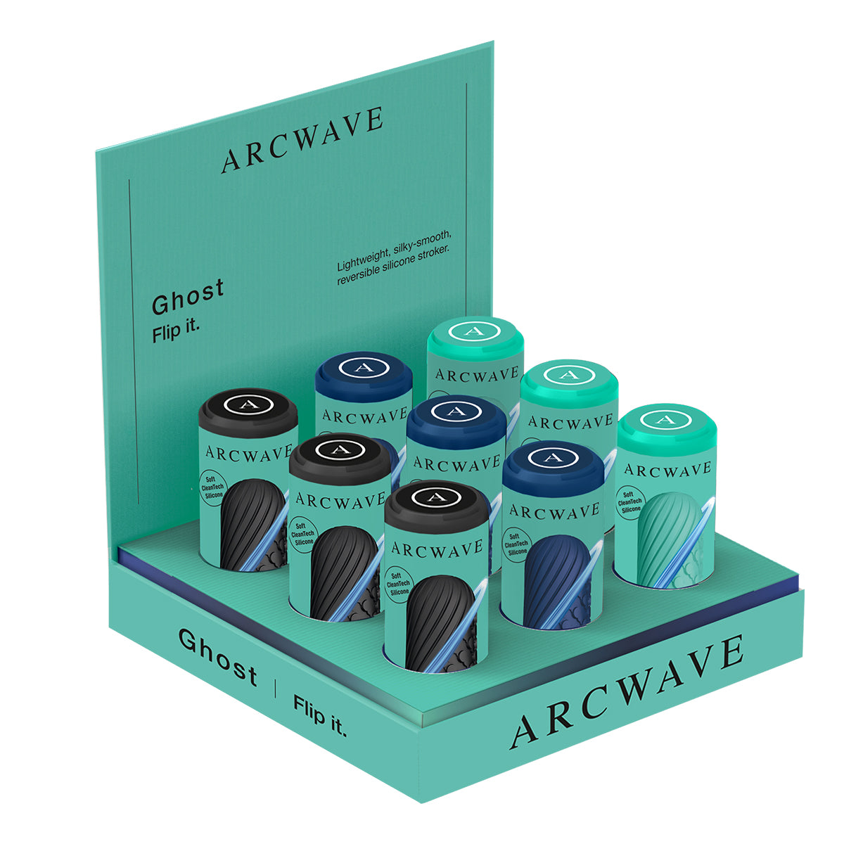 Ghost - 3 Of Each Color - 9pk - Prepack Display - ACME Pleasure