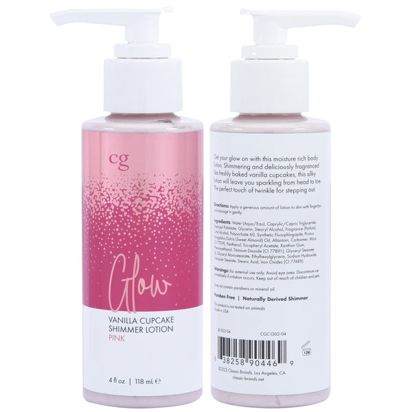 GLOW Pink Shimmer Lotion - Pink 4oz | 118mL - ACME Pleasure