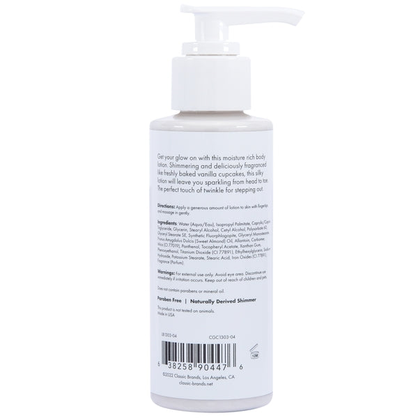 GLOW Silver Shimmer Lotion - Silver 4oz | 118mL - ACME Pleasure