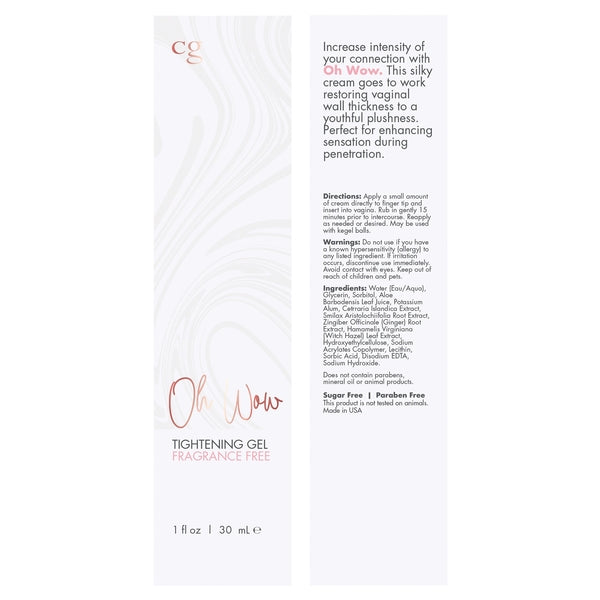 OH Wow Tightening Gel 1oz | 30mL - ACME Pleasure