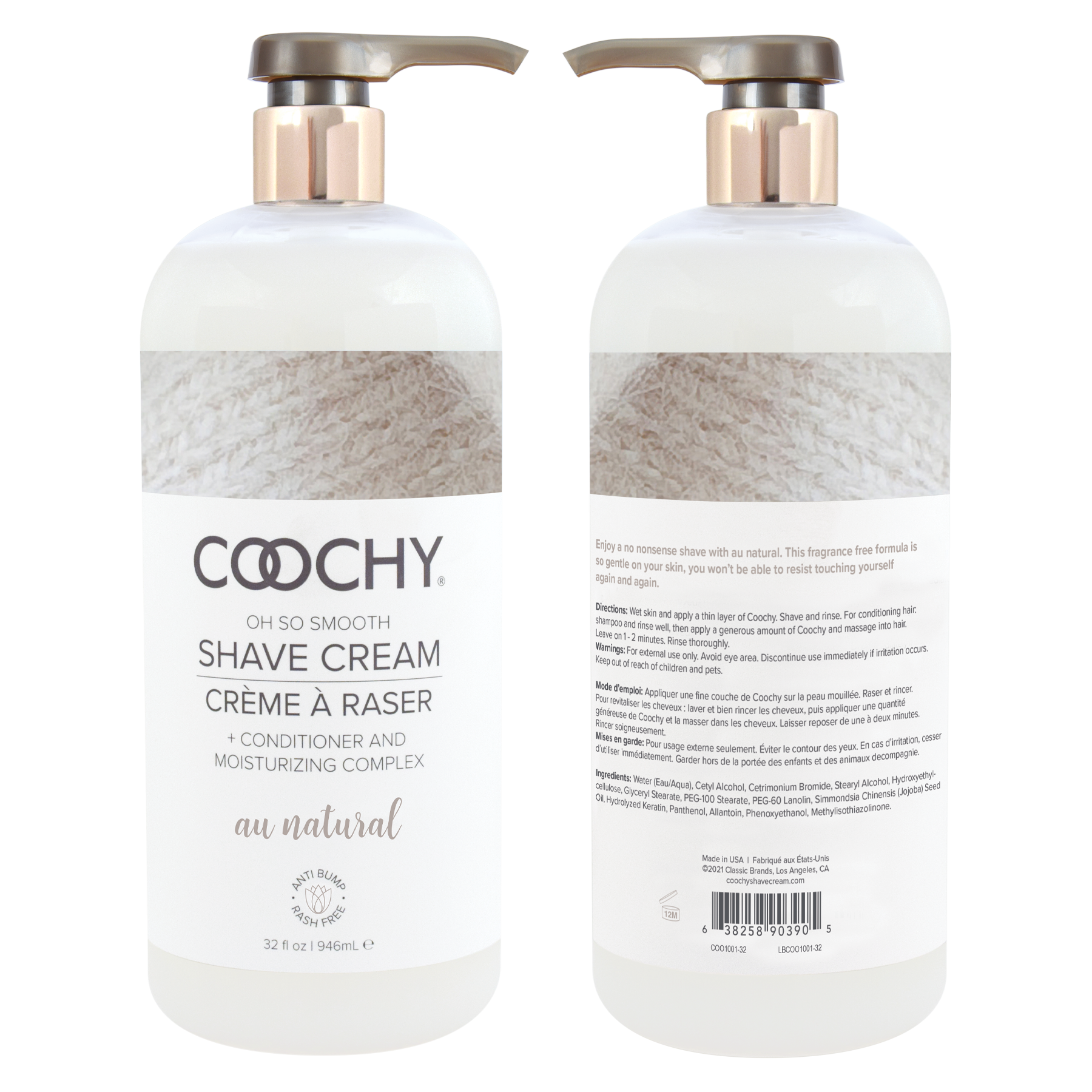 Shave Cream - Au Natural 32oz | 946mL - ACME Pleasure