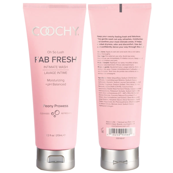 Oh So Lush Fab Fresh Intimate Wash - Peony Prowess 7.2oz | 213mL - ACME Pleasure