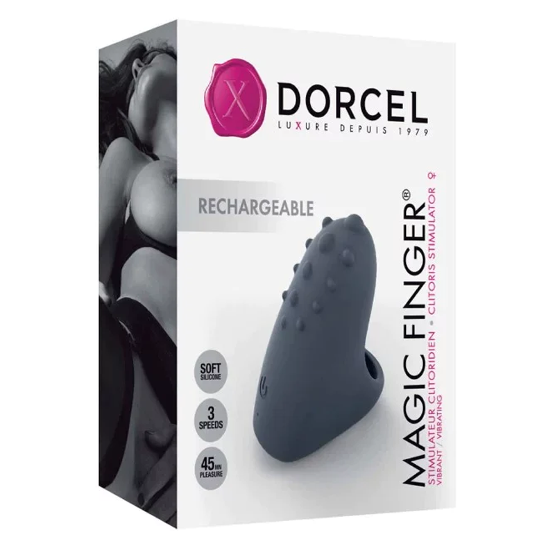 MAGIC FINGER RECHARGEABLE - GREY - ACME Pleasure