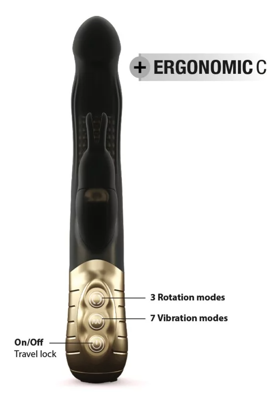 BABY RABBIT BLACK & GOLD 2.0 - RECHARGEABLE - ACME Pleasure