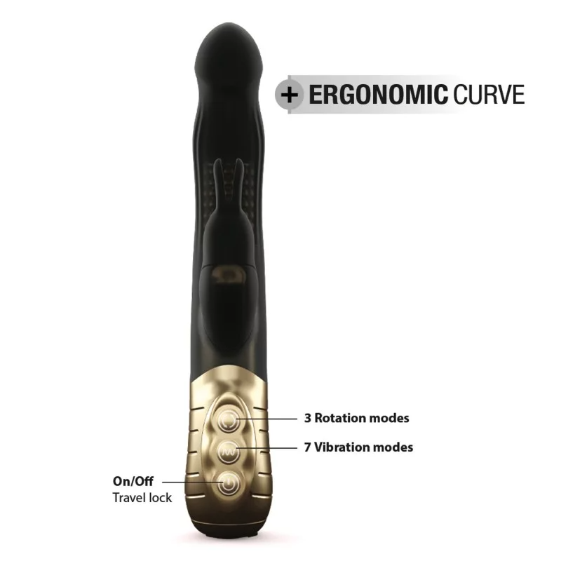 BABY RABBIT BLACK & GOLD 2.0 - RECHARGEABLE - ACME Pleasure