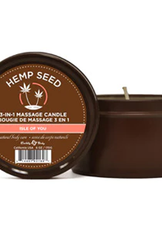 3-in-1 Massage Candle Isle of You 6 oz / 170 g - ACME Pleasure