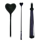 Riding Crop Heart Shaped Vegan Friendly Purple - ACME Pleasure