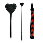 Riding Crop Heart Shaped Vegan Friendly Red - ACME Pleasure