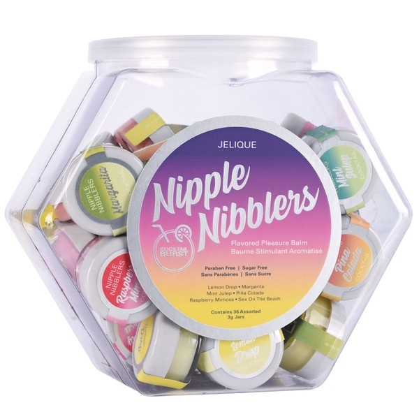 NIPPLE NIBBLERS Cocktail Pleasure Balm Assorted 3g Bowl of 36 - ACME Pleasure