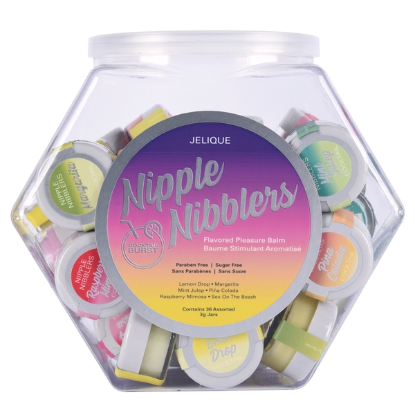 NIPPLE NIBBLERS Cocktail Pleasure Balm Assorted 3g Bowl of 36 - ACME Pleasure