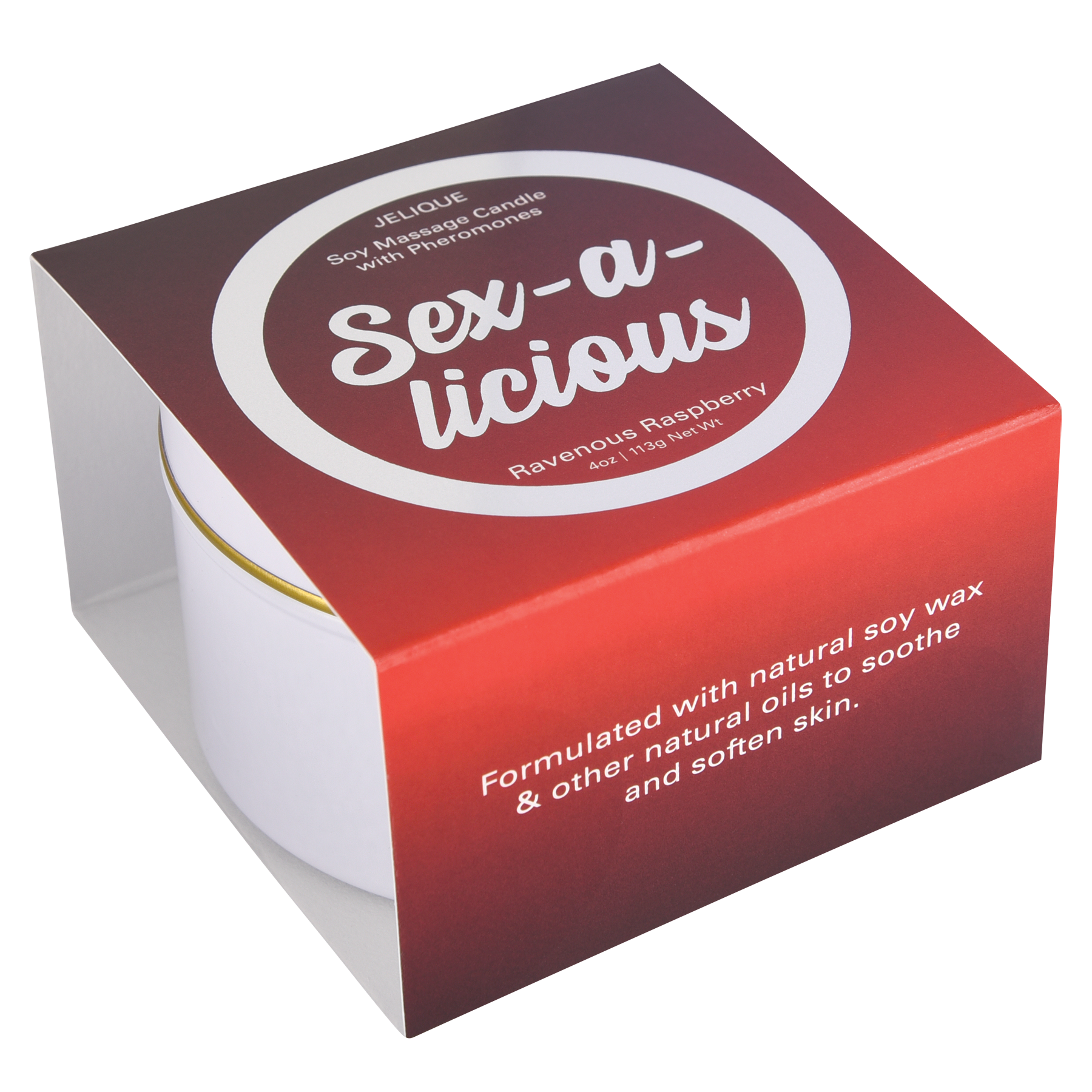 MOOD CANDLES Sex-a-licious - Pheromone Massage Candle Ravenous Raspberry 4oz | 113g - ACME Pleasure