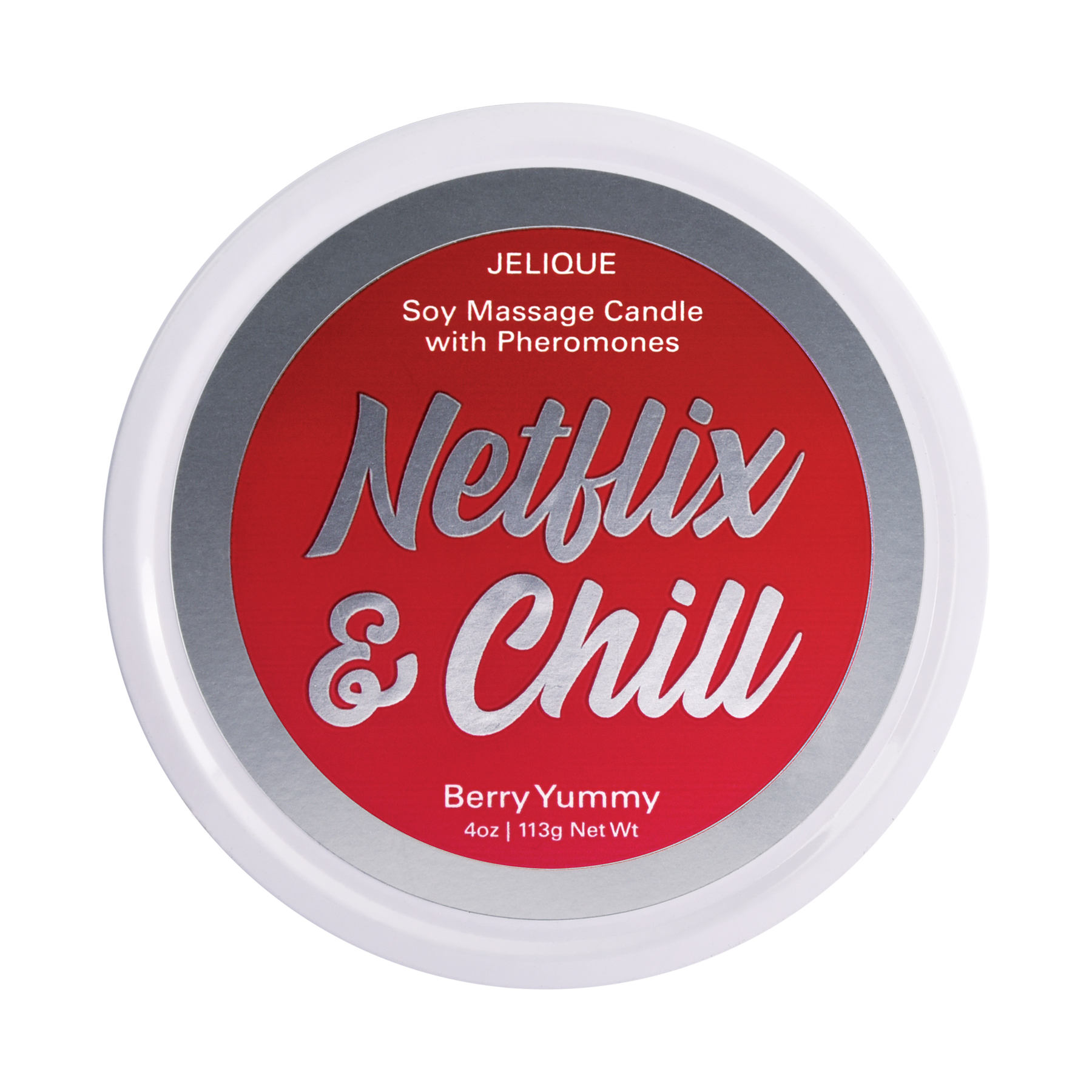 MOOD CANDLES Netflix & Chill - Pheromone Massage Candle Berry Yummy 4oz | 113g - ACME Pleasure