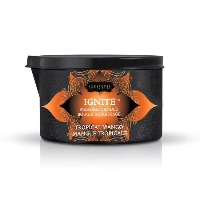 Ignite Massage Oil Candle Tropical Mango - ACME Pleasure