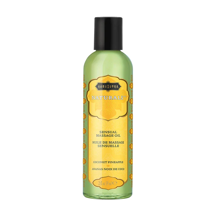 Naturals Massage Oil Coconut Pineapple (2oz) - ACME Pleasure