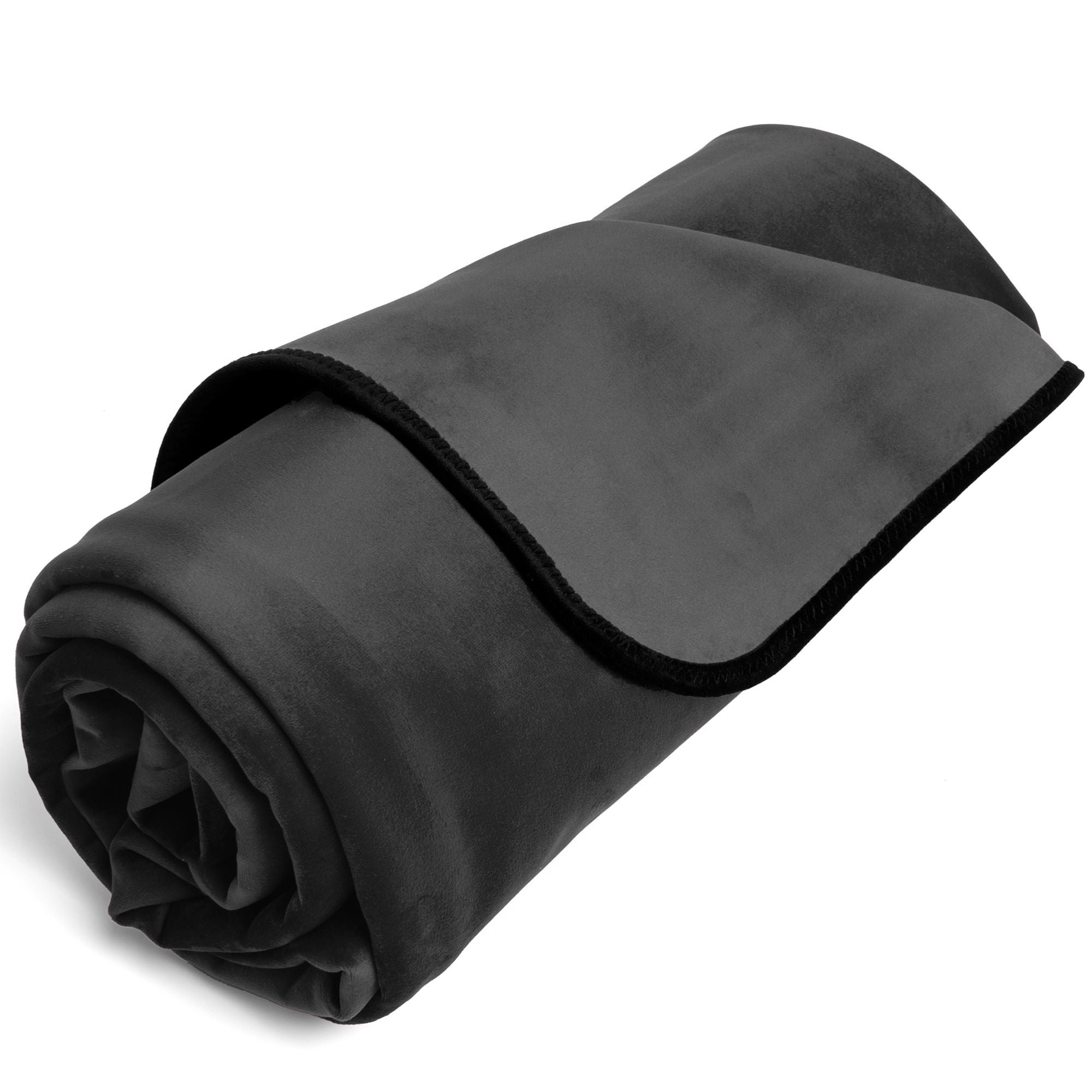 Fascinator Throw Black Velvish - Travel Size - ACME Pleasure