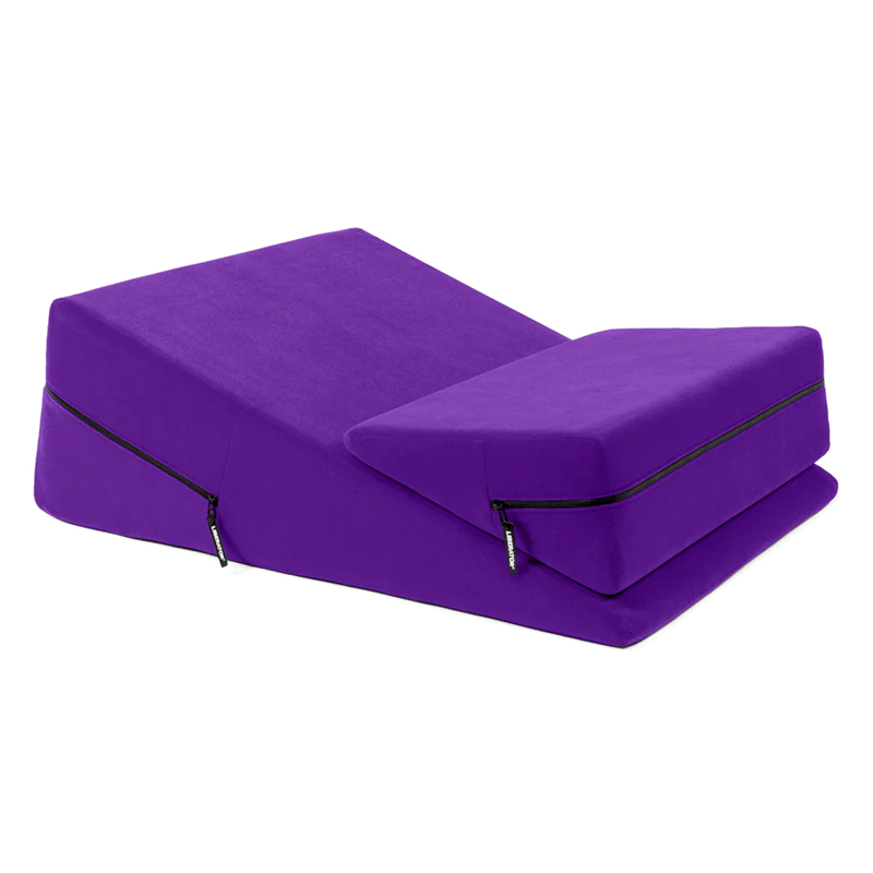 Wedge/Ramp Combo Purple Microfiber - ACME Pleasure