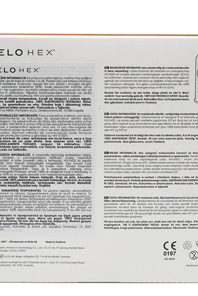 HEX Original Condoms, 36 Pack - ACME Pleasure
