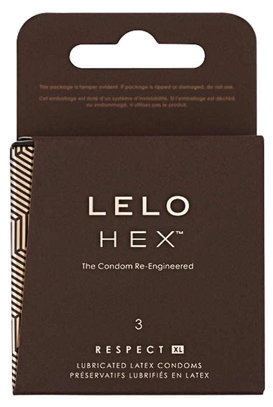 HEX Respect XL Condoms, 3 Pack - ACME Pleasure