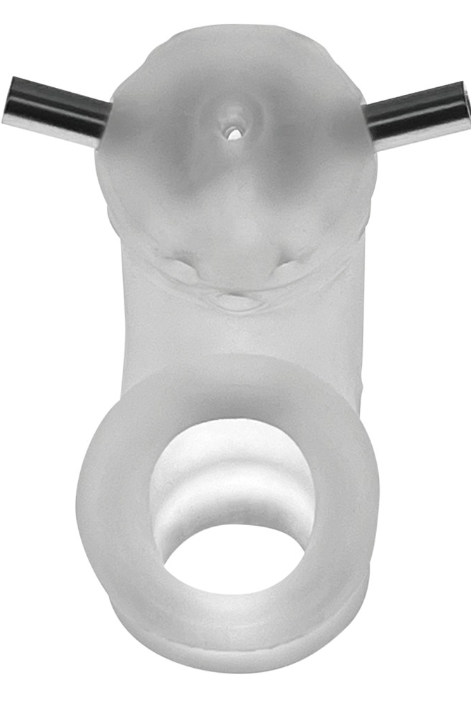 AIRLOCK ELECTRO, air-lite vented chastity, CLEAR ICE - ACME Pleasure