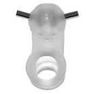 AIRLOCK ELECTRO, air-lite vented chastity, CLEAR ICE - ACME Pleasure