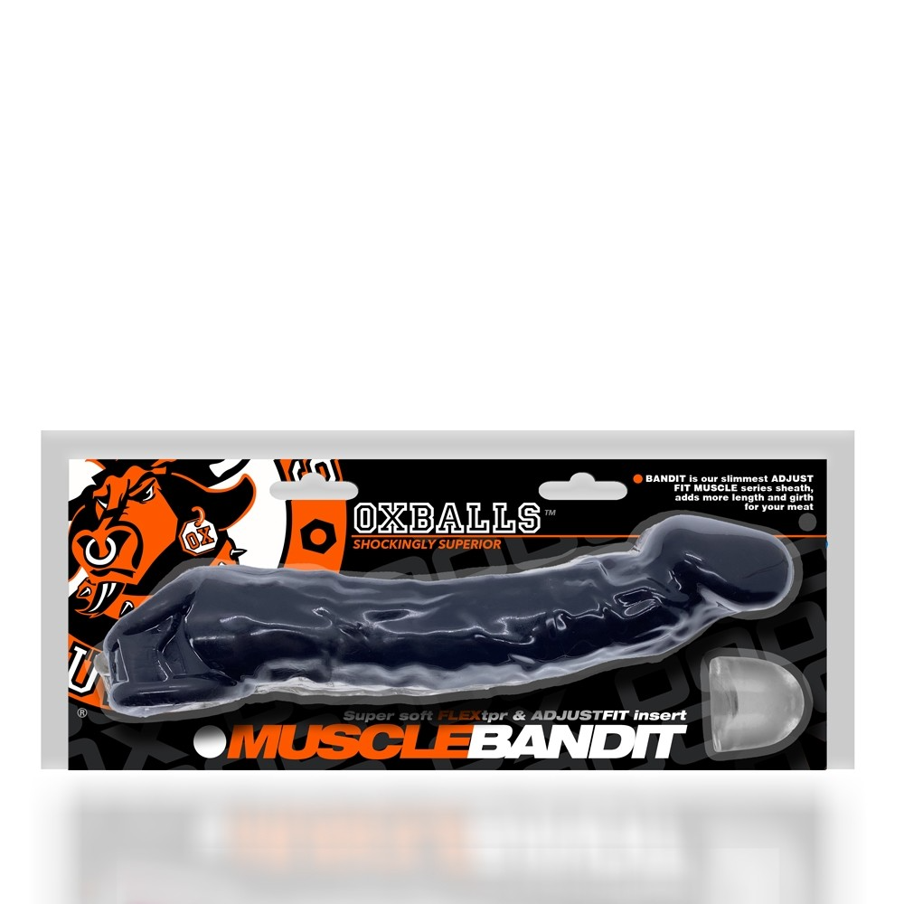 MUSCLE BANDIT, slimmest muscle cocksheath, BLACK - ACME Pleasure