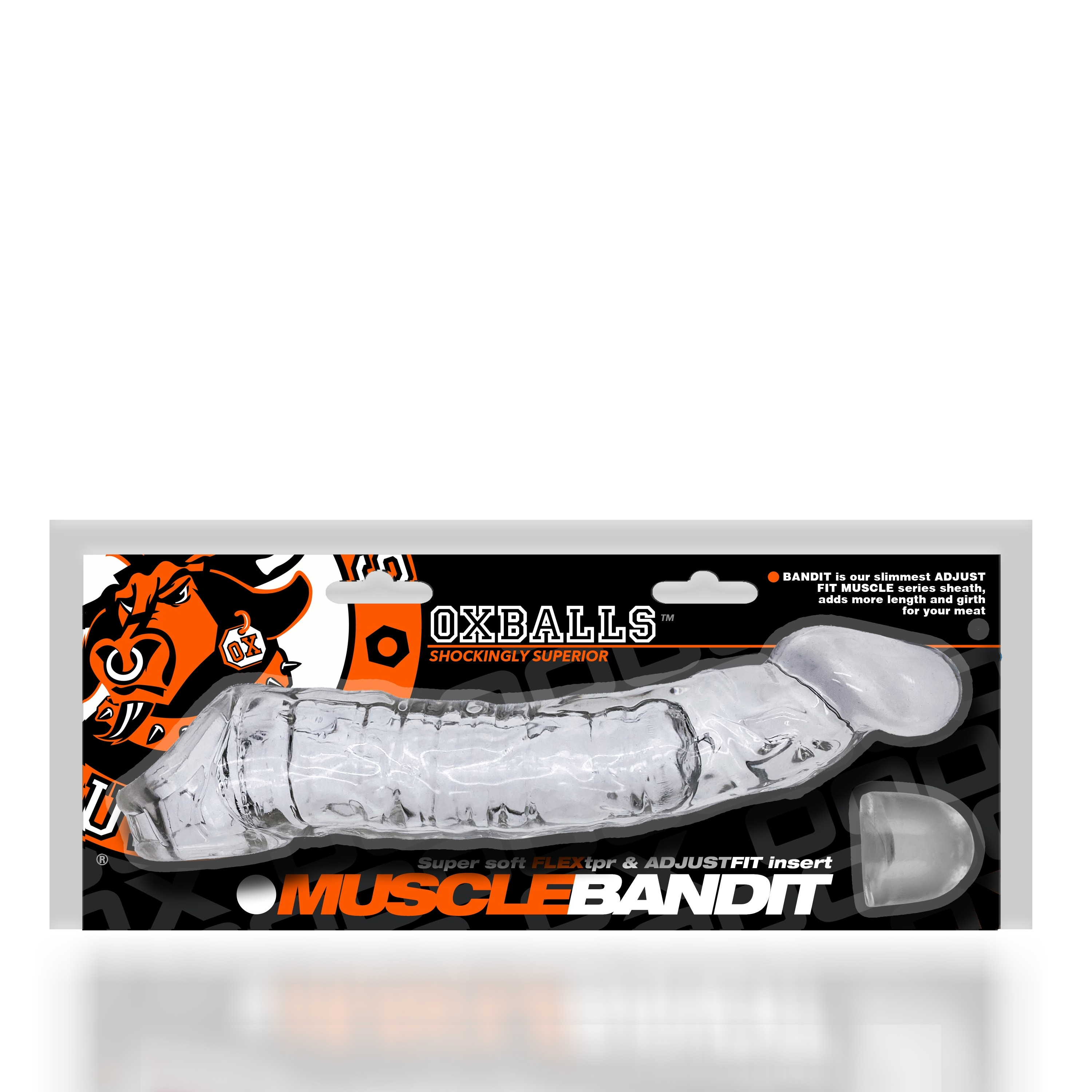 MUSCLE BANDIT, slimmest Muscle cocksheath, CLEAR - ACME Pleasure