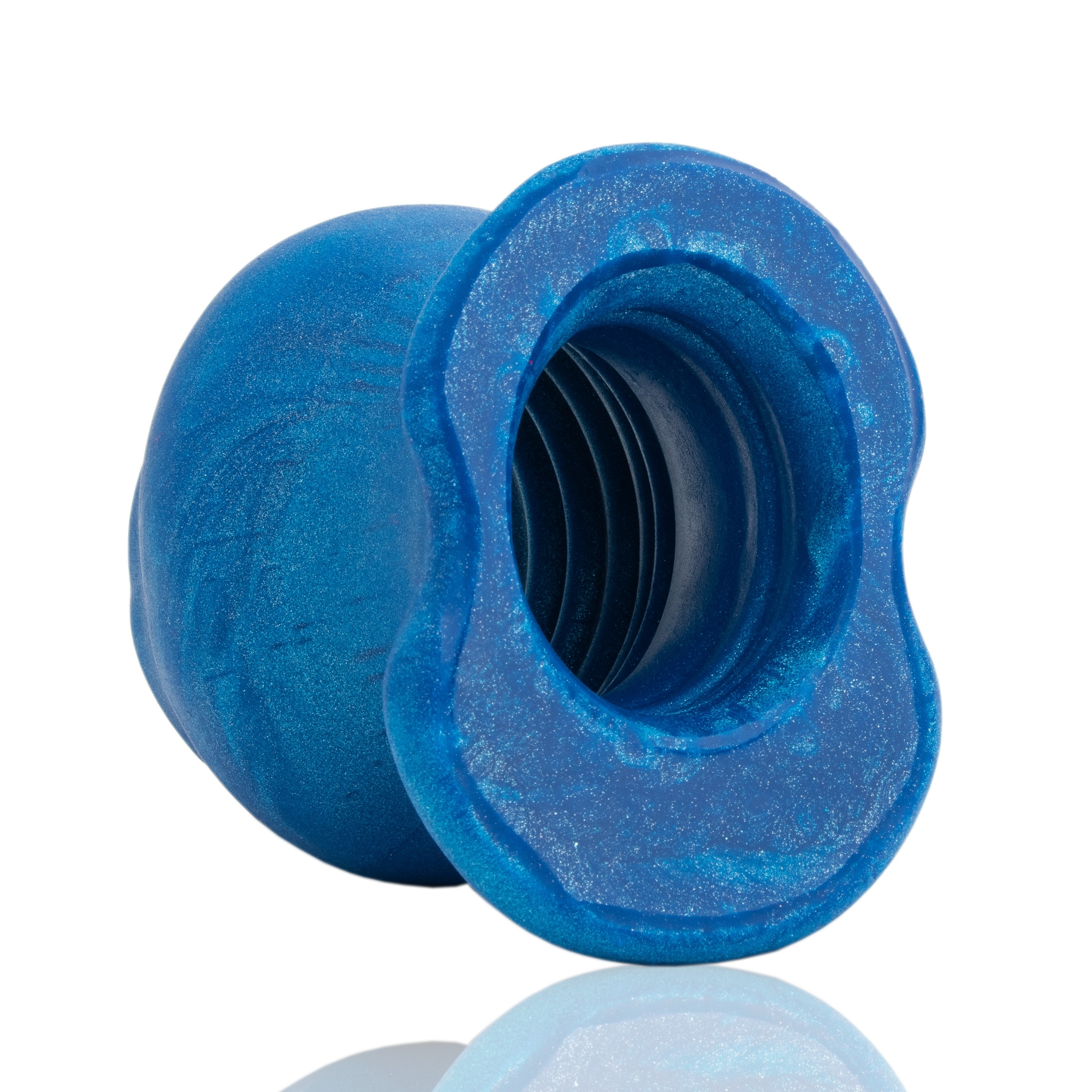 PIG HOLE MORPH, hollow plug, BLUEBALLS METALLIC - ACME Pleasure