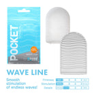 POCKET TENGA WAVY LINE - ACME Pleasure