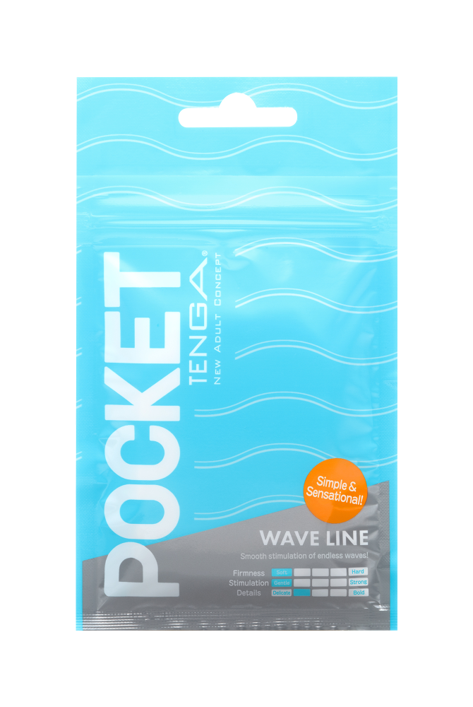 POCKET TENGA WAVY LINE - ACME Pleasure
