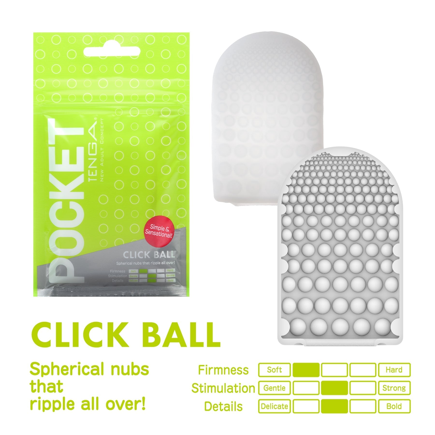 POCKET TENGA CLICK BALL - ACME Pleasure