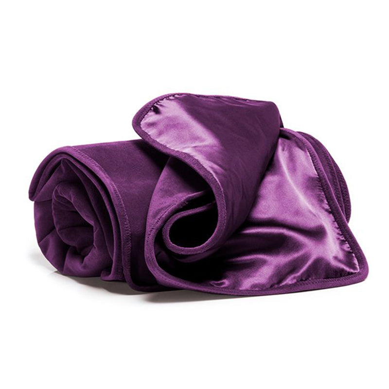 Fascinator Throw Aubrergine Microvelvet - Regular Size - ACME Pleasure