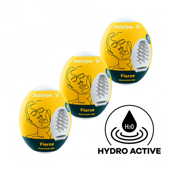 Masturbator Egg 3er Set (Fierce) Yellow - ACME Pleasure