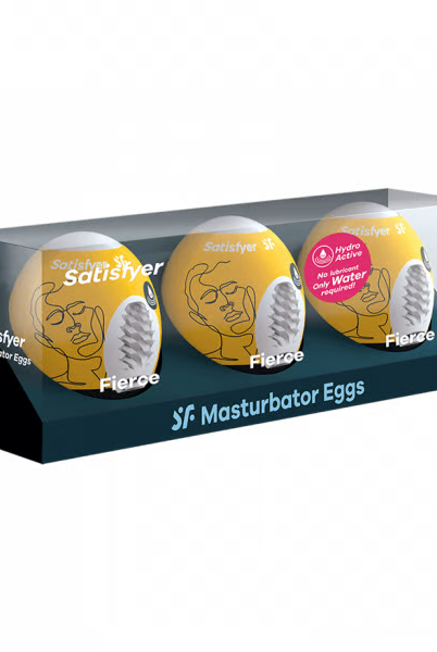 Masturbator Egg 3er Set (Fierce) Yellow - ACME Pleasure